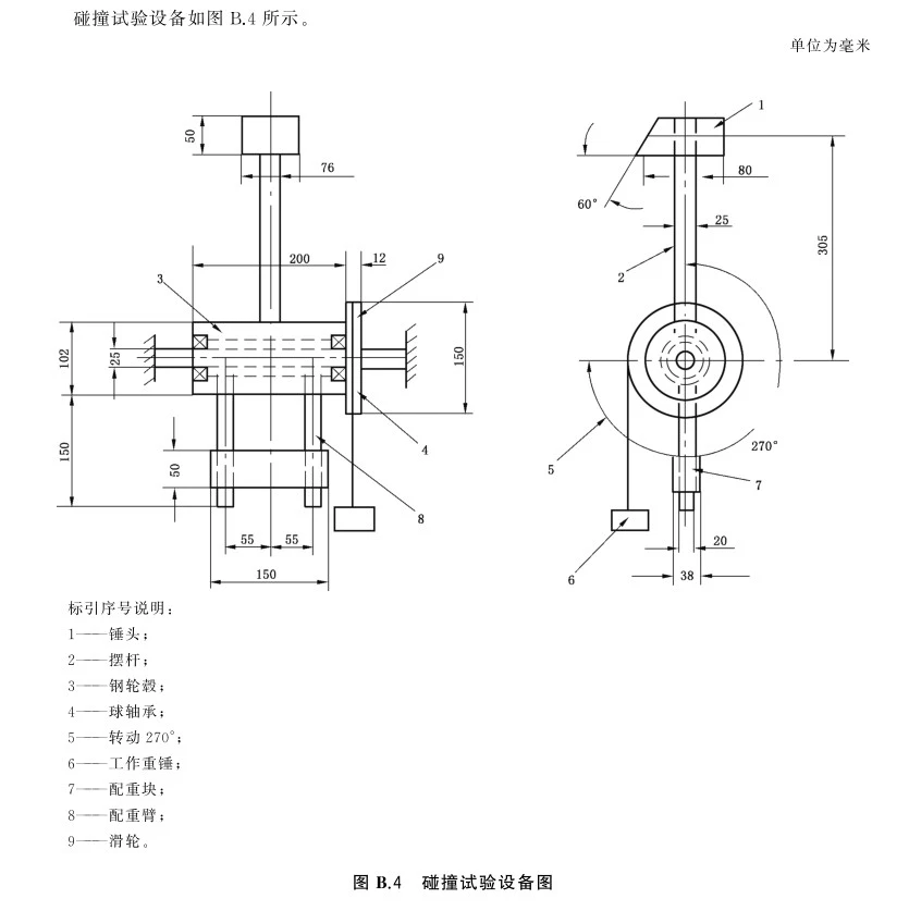 防爆殼體抗沖擊試驗裝置